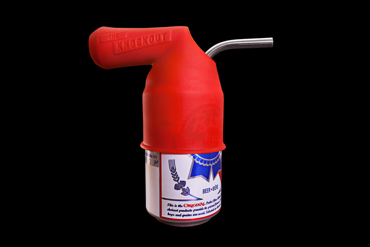 THE KNOCKOUT XL ON BEER CAN